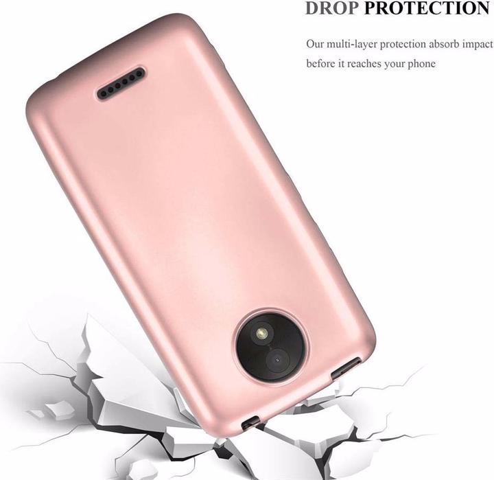 Productafbeelding Cadorabo TPU matte metalen hoes (Motorola Moto C Plus)