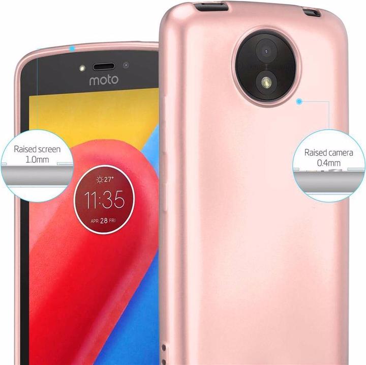 Productafbeelding Cadorabo TPU matte metalen hoes (Motorola Moto C Plus)