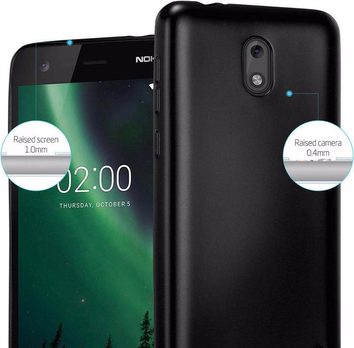Image du produit Cadorabo Couverture métallique mate TPU (Nokia 2)