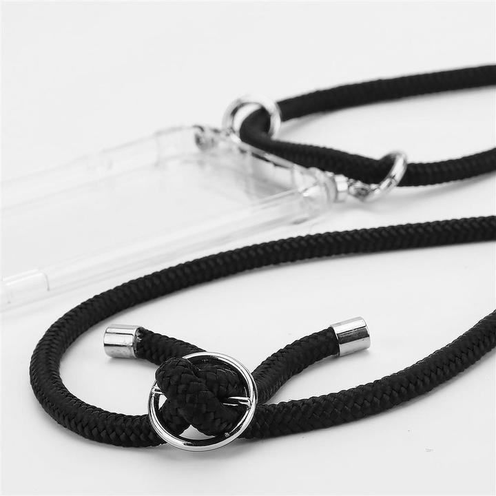 Actual product image Cadorabo TPU Mobile Phone Chain SILVER Cover
