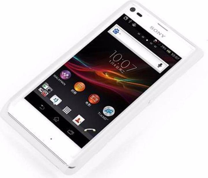 Actual product image Cadorabo TPU X-Line Cover (Sony Xperia L)