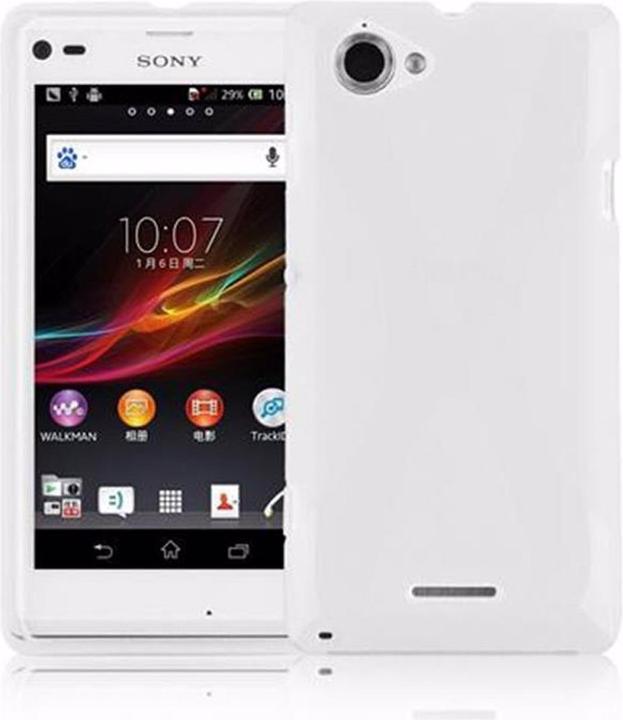 Actual product image Cadorabo TPU X-Line Cover (Sony Xperia L)