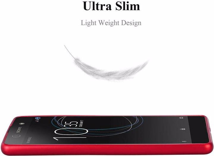 Actual product image Cadorabo TPU Matt Metallic Cover (Sony Xperia XA)