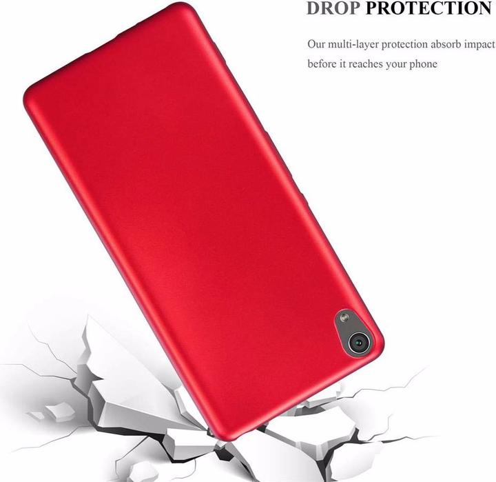 Actual product image Cadorabo TPU Matt Metallic Cover (Sony Xperia XA)