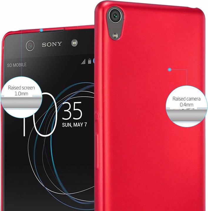 Actual product image Cadorabo TPU Matt Metallic Cover (Sony Xperia XA)