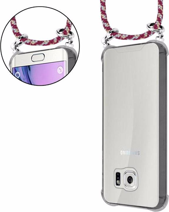 Produktbild Cadorabo TPU Handy Kette SILBER Cover