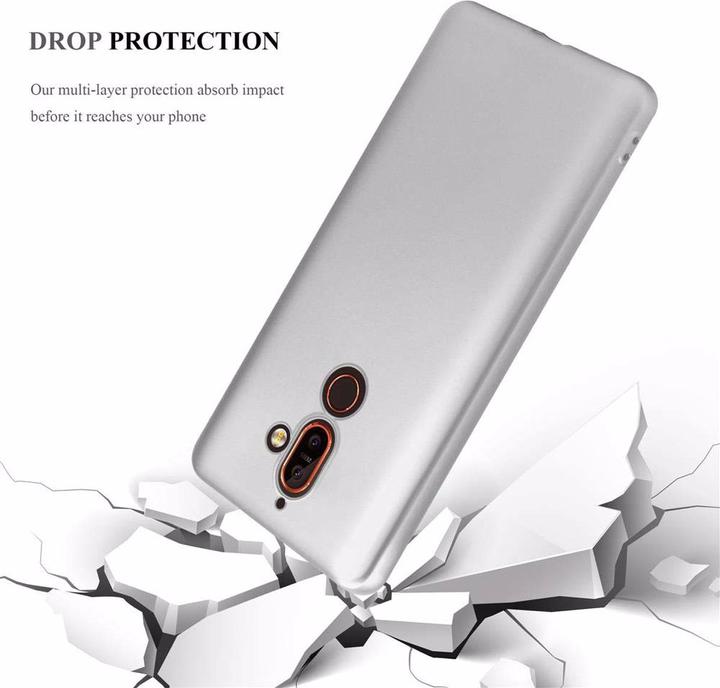 Productafbeelding Cadorabo TPU matte metalen hoes (Nokia 7 Plus)