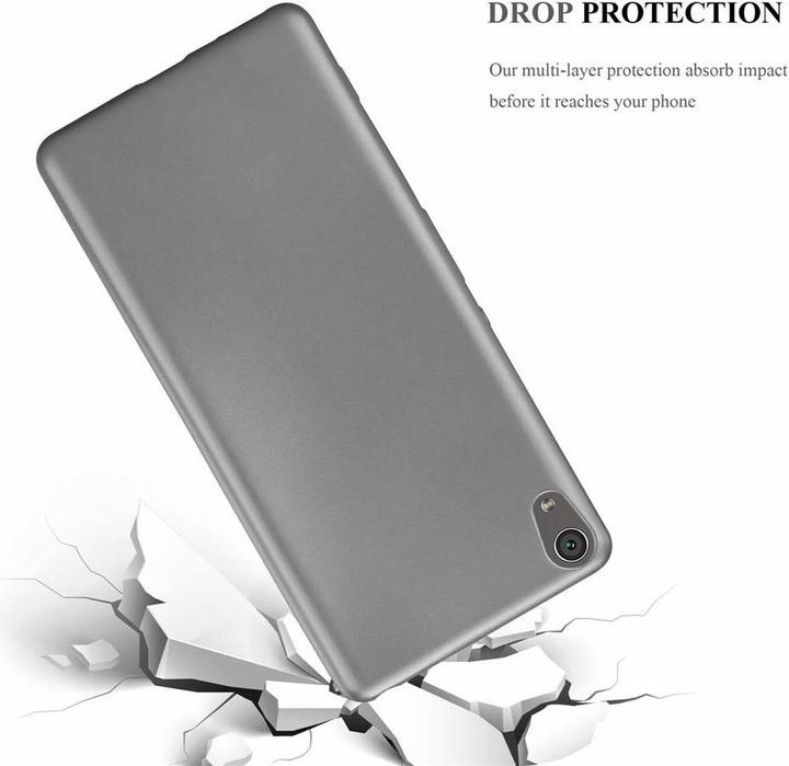 Actual product image Cadorabo TPU Matt Metallic Cover (Sony Xperia XA)