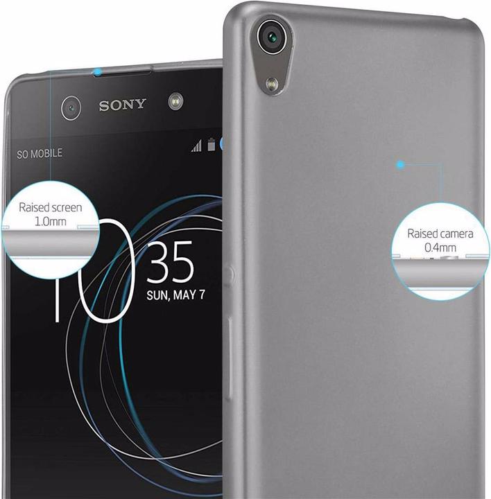 Actual product image Cadorabo TPU Matt Metallic Cover (Sony Xperia XA)
