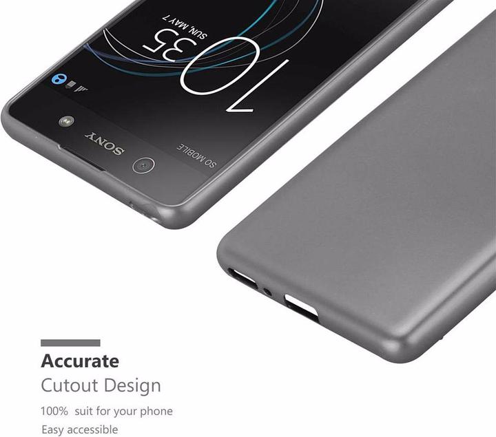 Actual product image Cadorabo TPU Matt Metallic Cover (Sony Xperia XA)