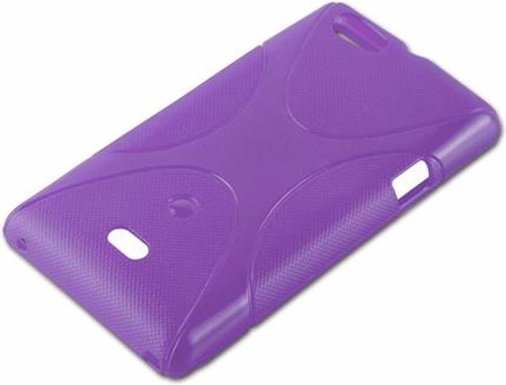 Actual product image Cadorabo TPU X-Line Cover (Sony Xperia Miro)
