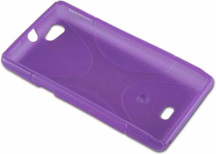 Actual product image Cadorabo TPU X-Line Cover (Sony Xperia Miro)