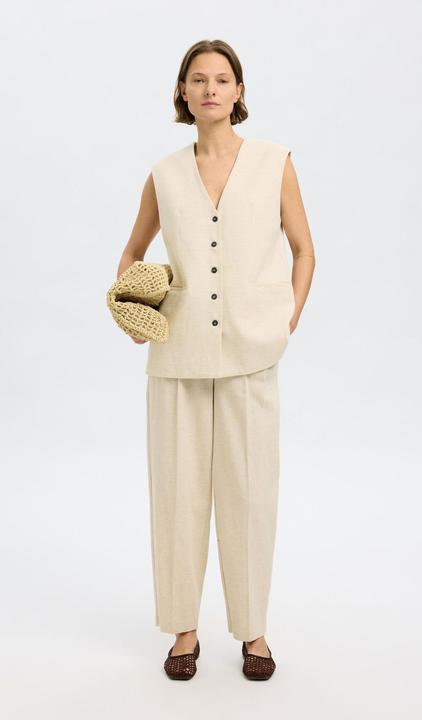 Produktbild Selected Femme High Waist Barrel Fit Hosen (38)