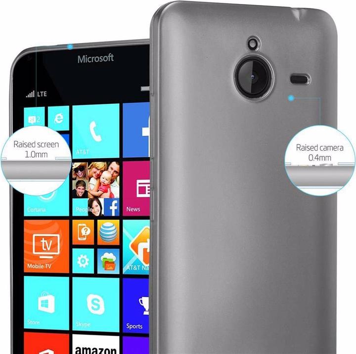 Productafbeelding Cadorabo TPU matte metalen hoes (Microsoft Lumia 640 XL)