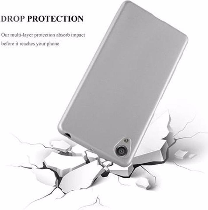 Productafbeelding Cadorabo TPU matte metalen hoes (Sony Xperia X)
