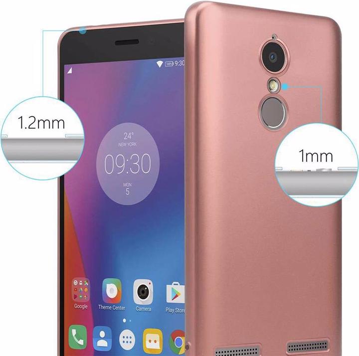 Productafbeelding Cadorabo TPU matte metalen hoes (lg K6, Lenovo K6 Power)
