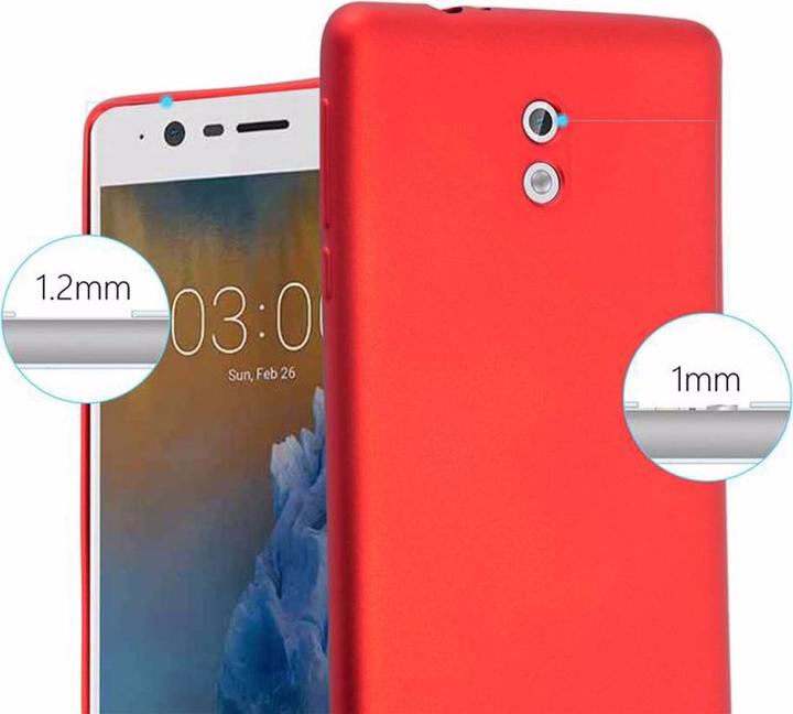 Immagine prodotto Cadorabo Copertura metallica opaca in TPU (Samsung Galaxy J3 2017 (versione USA))