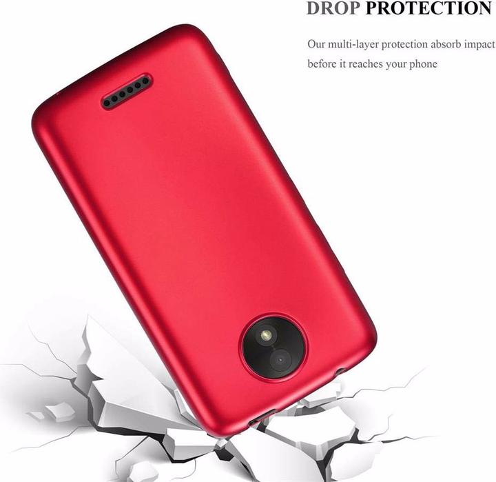 Image du produit Cadorabo Couverture métallique mate TPU (Motorola Moto C)