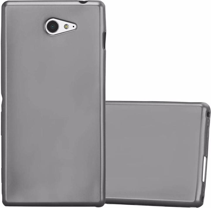 Image du produit Cadorabo Couverture métallique mate TPU (Sony Xperia M2, Sony Xperia M2 Aqua)
