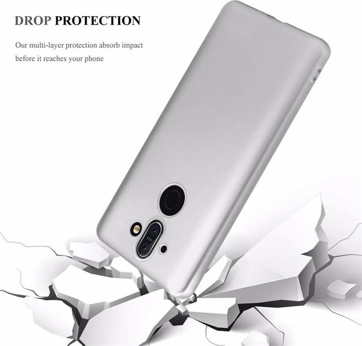 Productafbeelding Cadorabo TPU Matte Metallic hoes (Nokia 8 Sirocco)