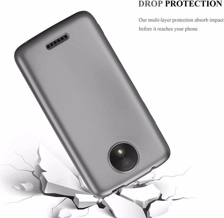 Image du produit Cadorabo Couverture métallique mate TPU (Motorola Moto C)