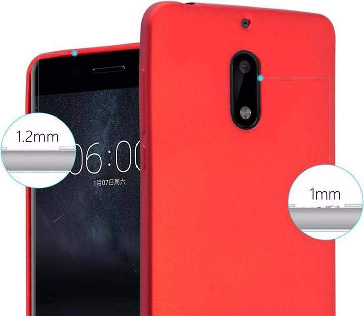 Productafbeelding Cadorabo TPU Matte Metallic hoes (Huawei Y6 (2017))