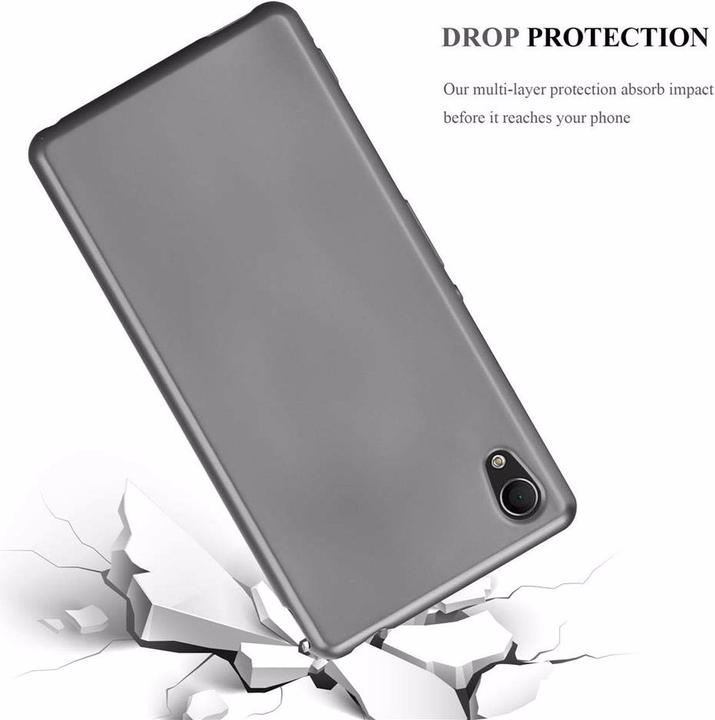 Image du produit Cadorabo Couverture métallique mate TPU (Sony Xperia M4 Aqua)