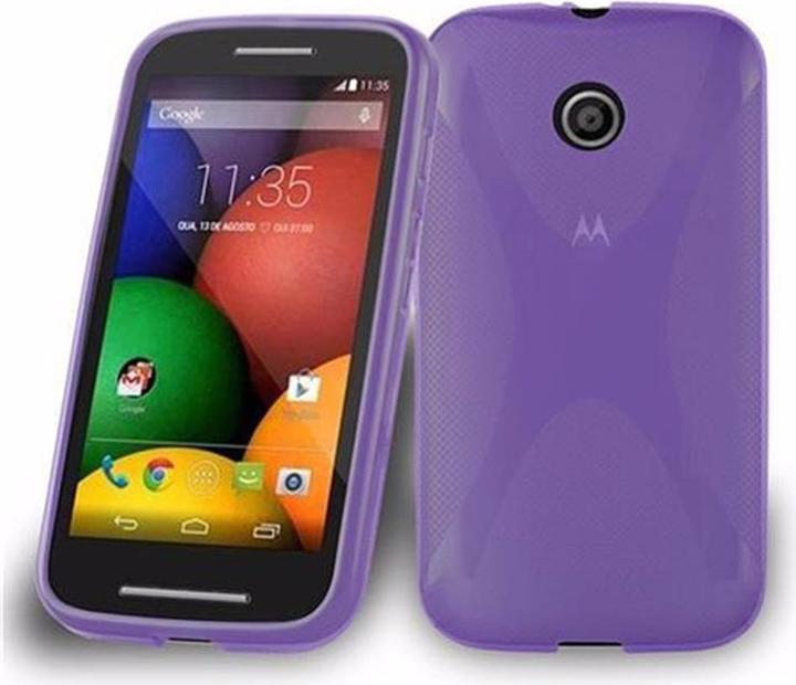 Actual product image Cadorabo TPU X-Line Cover (Motorola Moto E)