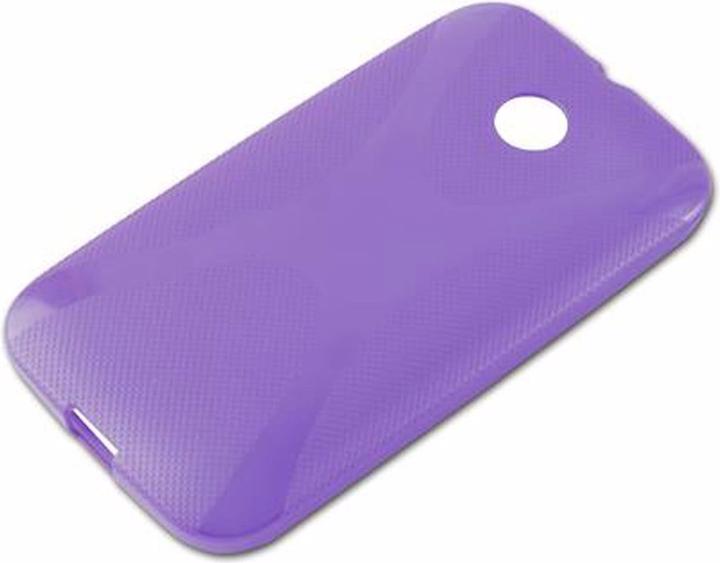 Actual product image Cadorabo TPU X-Line Cover (Motorola Moto E)