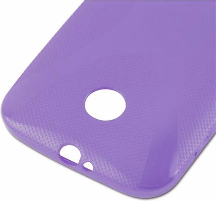 Actual product image Cadorabo TPU X-Line Cover (Motorola Moto E)