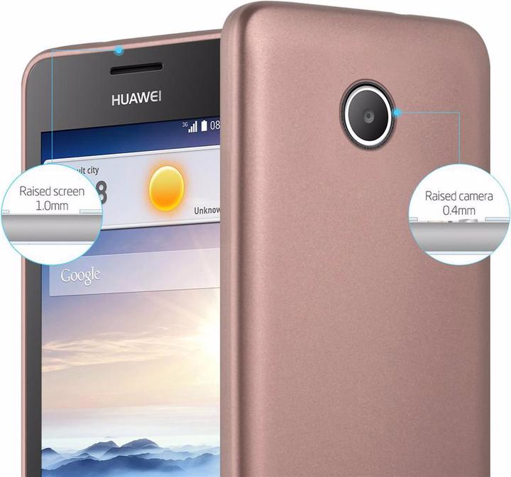 Productafbeelding Cadorabo TPU Matte Metallic hoes (Huawei Ascend Y330, Huawei Ascend Y360)