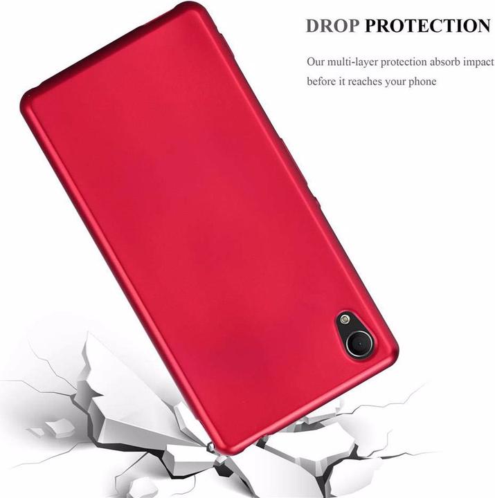 Image du produit Cadorabo Couverture métallique mate TPU (Sony Xperia M4 Aqua)