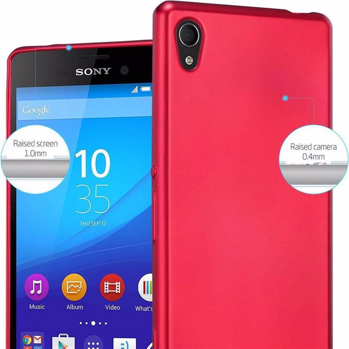 Image du produit Cadorabo Couverture métallique mate TPU (Sony Xperia M4 Aqua)