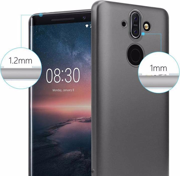 Productafbeelding Cadorabo TPU Matte Metallic hoes (Nokia 8 Sirocco)