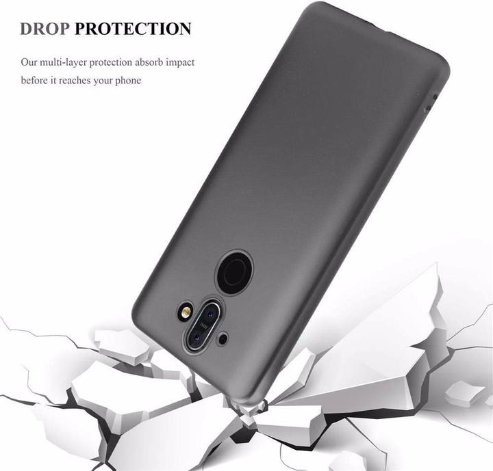 Productafbeelding Cadorabo TPU Matte Metallic hoes (Nokia 8 Sirocco)