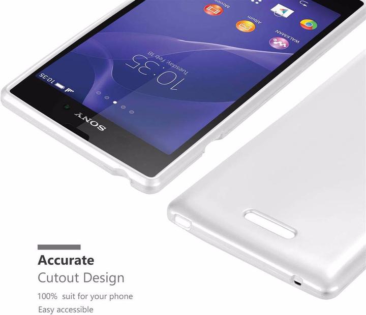 Productafbeelding Cadorabo TPU Matte Metallic hoes (Xperia T3)