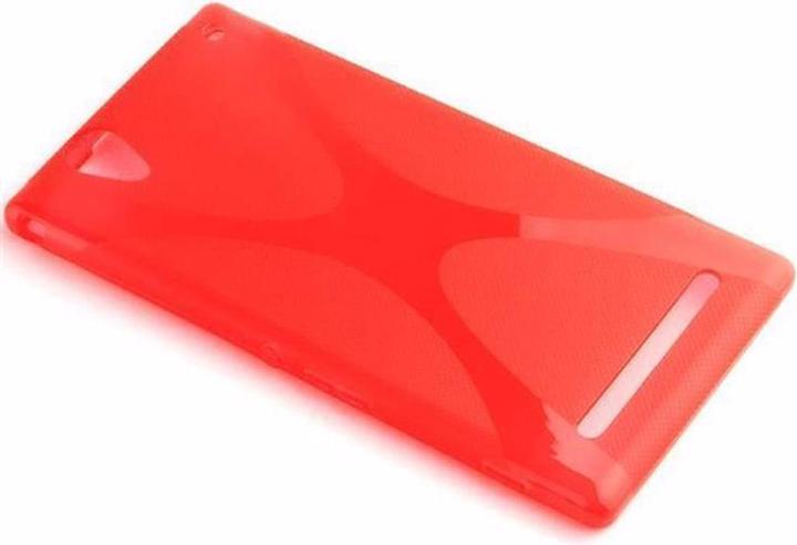 Actual product image Cadorabo TPU X-Line Cover (Sony Xperia T2)