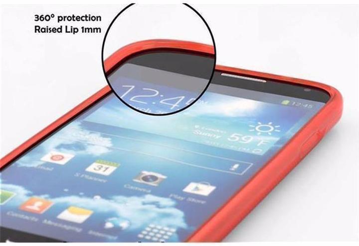 Actual product image Cadorabo TPU X-Line Cover (LG Optimus L7 II)