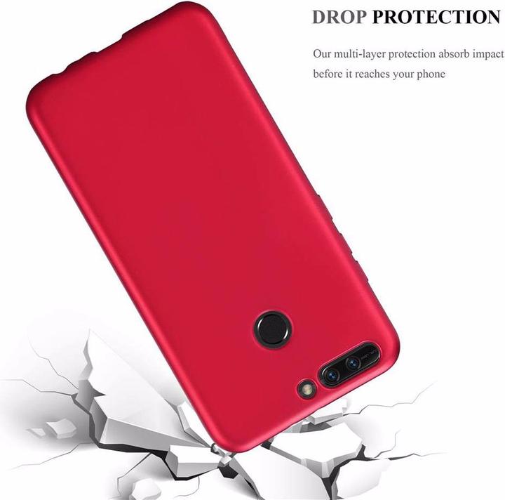 Image du produit Cadorabo Couverture métallique mate TPU (Honor 8 Pro)
