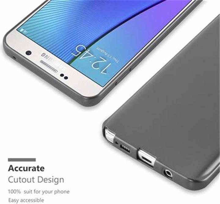 Productafbeelding Cadorabo TPU Matte Metallic hoes (Samsung Galaxy Note 5)