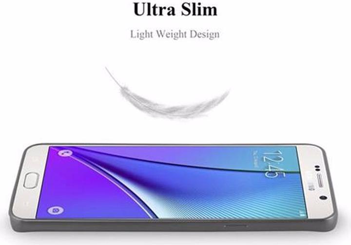 Productafbeelding Cadorabo TPU Matte Metallic hoes (Samsung Galaxy Note 5)