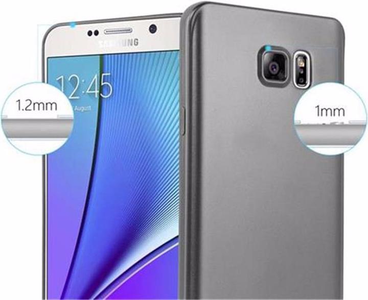 Productafbeelding Cadorabo TPU Matte Metallic hoes (Samsung Galaxy Note 5)