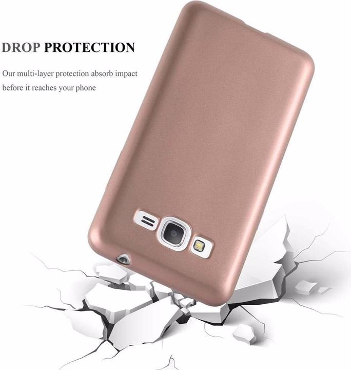 Actual product image Cadorabo TPU Matt Metallic Cover (Samsung Galaxy Grand Prime)