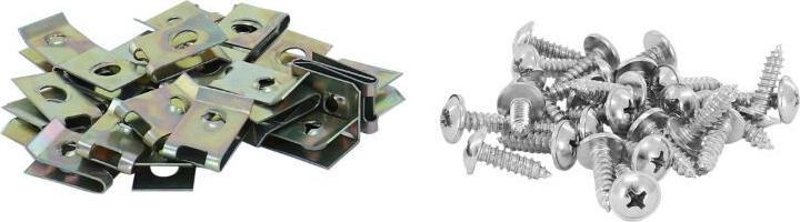 Produktbild P2R 25er Set Karosserie-Clips mit Schrauben