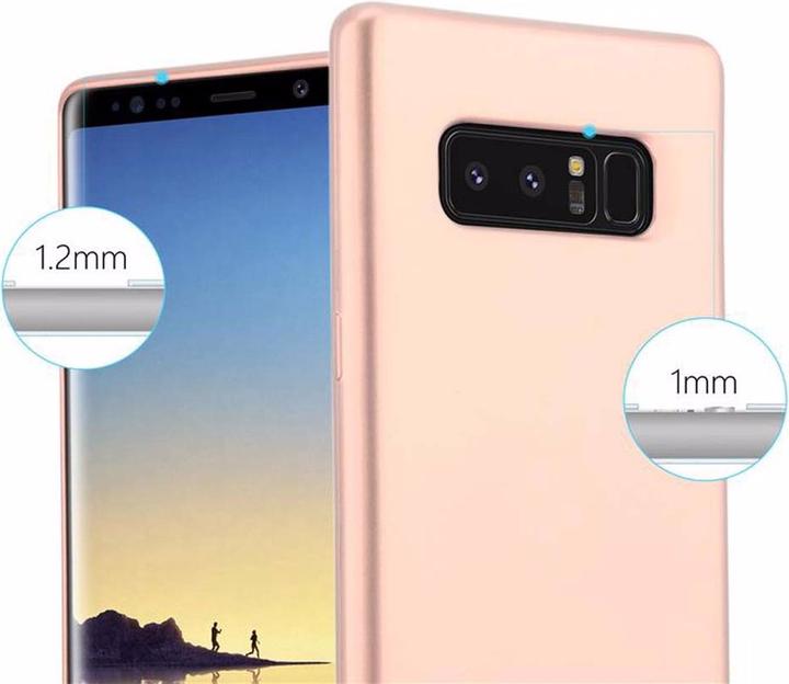 Produktbild Cadorabo TPU Matt Metallic Cover (Samsung Galaxy Note 8)