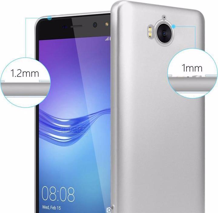 Productafbeelding Cadorabo TPU Matte Metallic hoes (Huawei Y6 (2017))