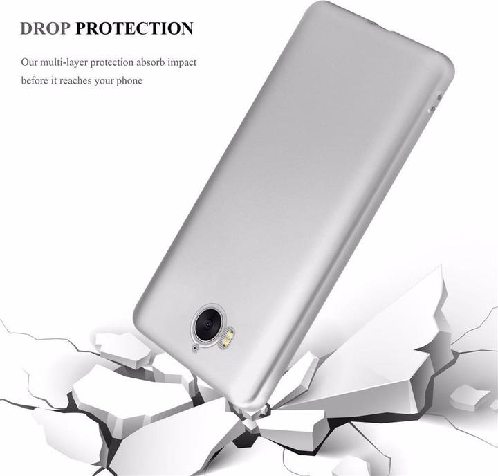 Productafbeelding Cadorabo TPU Matte Metallic hoes (Huawei Y6 (2017))