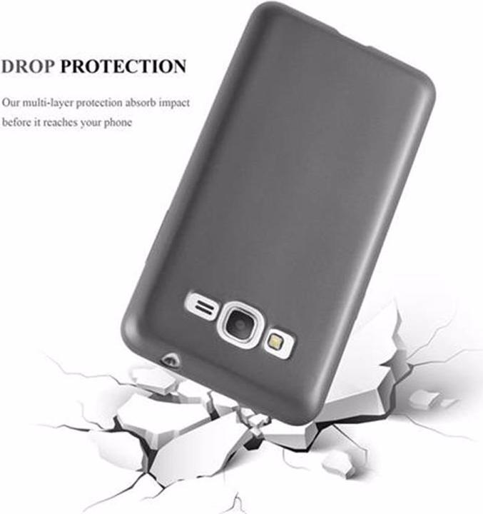 Image du produit Cadorabo Couverture métallique mate TPU (Samsung Galaxy Grand Prime)