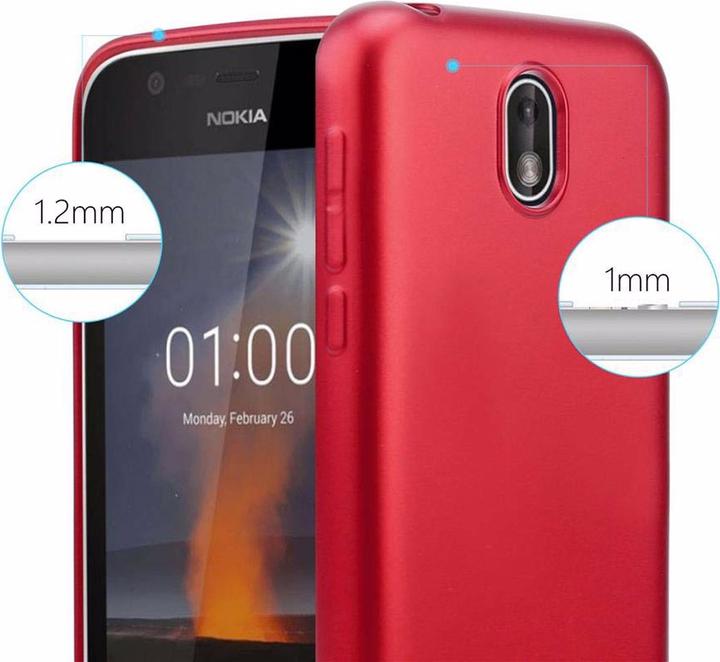 Image du produit Cadorabo Couverture métallique mate TPU (Nokia 1)
