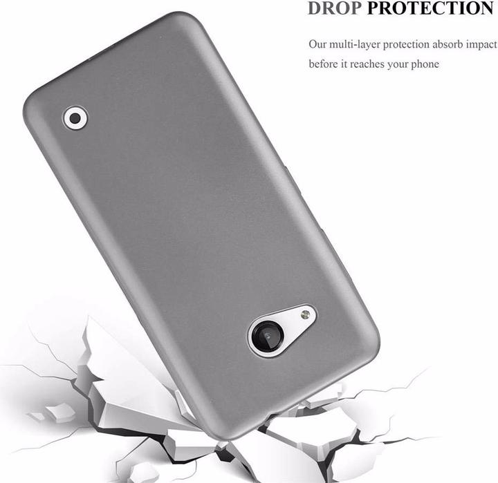 Actual product image Cadorabo TPU Matt Metallic Cover (Microsoft Lumia 550)